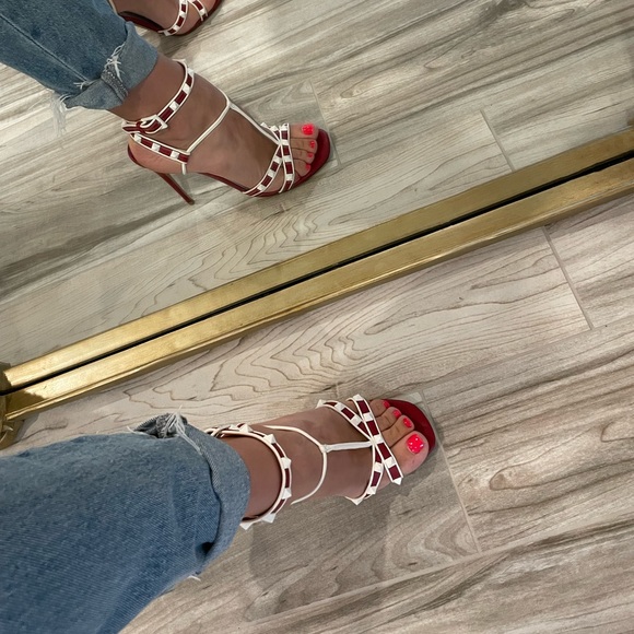 Valentino red rockstud heels - Picture 15 of 15